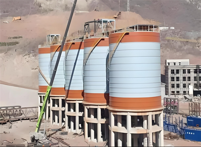 镇沅高架钢板仓